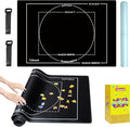 Rubber Jigsaw Puzzle Mat 1000 Pieces | 20" x 27"Puzzle Mats Roll Up | Jigsaw Puzzle Mats for Adult Puzzles Storage and Saver | Work with Puzzle Board and Puzzle Table