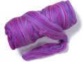 Kondoos Multi Colored Natural Wool roving, 1 lb. Best Wool for Needle Felting, Wet Felting, handcrafts and Spinning. (Candy, 1lb)