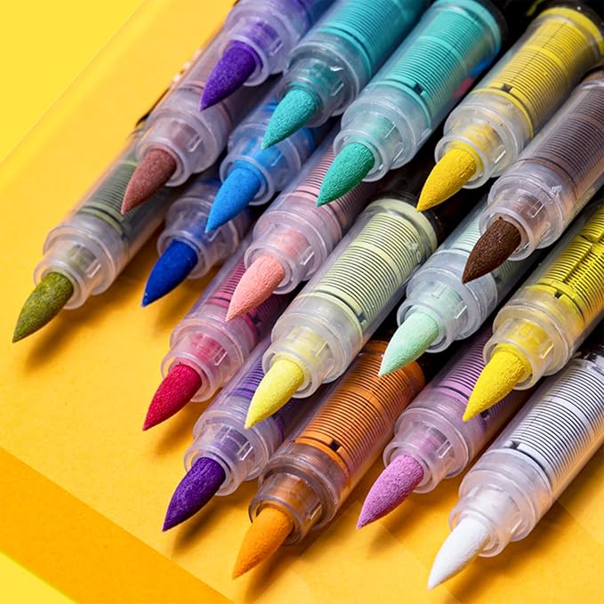 Guangna Acrylic Paint Markers,240 Colors with Direct-Liquid Ink Control System, Professional-Grade Paint Pen for Rock Painting, Canvas, Glass, Plastic, Fabric & Creative Crafts