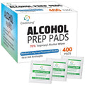 Alcohol Prep Pads with 70% Isopropyl Alcohol, 400 Pack, Medical-Grade, Individually-Wrapped, Isopropyl Cotton Swabs, Disposable, 2 ply
