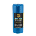 Dura-Gold 48" x 88' Pure Blue Pre-Folded Masking Film - Painters Plastic Roll (0.4 Mil) Pull Down Drop Sheet, Pre-Folded Plastic Sheeting for Painting Protection on Auto, Walls, Furniture