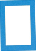 6x8 Mat for 8x10 Frame - Precut Mat Board Acid-Free Bay Blue 6x8 Photo Matte Made to Fit a 8x10 Picture Frame, Premium Matboard for Family Photos, Show Kits, Art, Picture Framing, Pack of 1 Mat