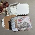 Square Lace Loose-Leaf Die Cuts for Card Making, Background Cutting Dies DIY Album Scrapbooking Decor Paper Craft Metal Die Cuts Party Wedding Decorations