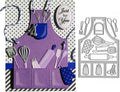 Cutting Dies Metal Stencils Scrapbooking Tools DIY Embossing Template for Paper Card Making Album Arts Crafts Supplies (Kitchenware-12.3x8.2cm)