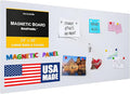 Diamond Life Magnetic Board - Memo & Vision Board for Home, Office, and Classroom - Magnet Board for Kids - Pre-drilled Mounting Screws Included (White 24"x48")