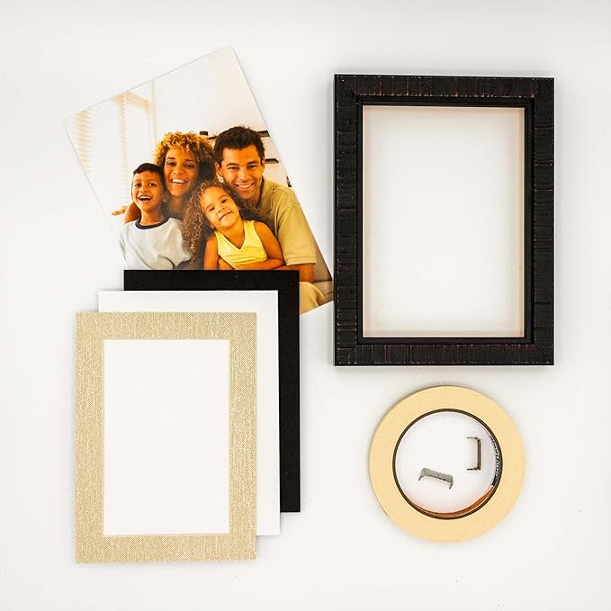 Pack of TEN 8.5x11 Mats Bevel Cut for 7x9 Photos - Acid Free Fresh Linen Canvas Precut Matboards For Pictures, Photos, Framing - 4-ply Thickness