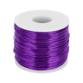 MECCANIXITY 18 Gauge Anodized Aluminum Craft Wire Bendable Bonsai Training Wire 492 Feet 1mm for Sculpting Crafts Wreath Floral Beading Jewelry Making, Purple