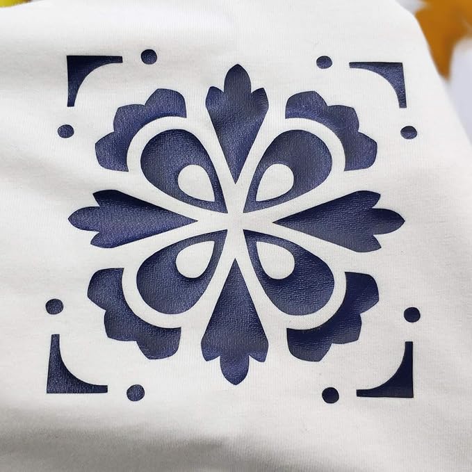 Guangyintong Navy Blue Heat Transfer Vinyl Rolls, 12" x 8ft - Iron On Vinyl for T-Shirts, Glossy Surface, Easy to Cut & Weed