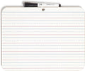 U Brands Dry Erase Lap Board, Double Sided, 9" x 12" Inches, Dry Erase Marker Included, Small White Board, 1 Count