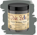 Dixie Belle Paint Company Chalk Finish Furniture Paint - Hurricane Gray (8oz) - Matte Medium Gray Chic Chalk Mineral DIY Furniture Paint