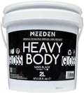 MEEDEN Mars Black Acrylic Paint: 2L/67.64oz Heavy Body Gloss Art Paint - 0.528 Gallon Bulk Thick Black Paints for Canvas Crafts Furniture Painting