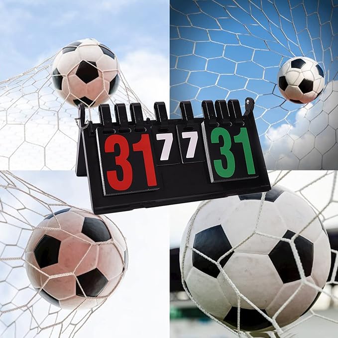 Portable Digital Scoreboard, Ping Pong Score Keeper Scoreboard for Tennis Soccer Football Sports, Sports Supplies Score Board for Games, Best Coaches Gifts Idea for Men, Boys