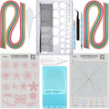JUYA Quilling Paper and Tools Classic Set QK10 (Blue, Have Glue)