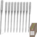 50 PCS Embroidery Sewing Machine Needles for Brother Size 75/11 130/705H HAx1 Sewing Needles for Brother Sewing Machine (5 Pack of 10 Needles)