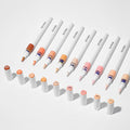 9 Color Acrylic Paint Markers, Water-Based Acrylic Markers for Artists Adults Coloring Drawing Cartoon Anime Comic - Brush Tip for Rock Painting, Wood, Canvas, Fabric, DIY Crafts (Pearl Pig Series)