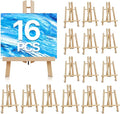 CONDA Tabletop Easel, Portable A-Frame Tripod Tabletop Easel Set for Painting Party & Displaying Canvases, Photos, Display Tripod Holder Stand for Students Kids Beginners（16 Pack 11.8 inch）