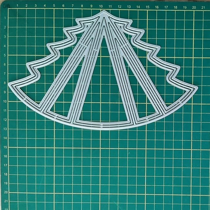 Mvchifay Cutting Dies for Card Making Metal Die-Cuts Scrapbooking Tool Hollow Frame DIY Craft Punch Template Embossing for Paper Album Decor (1-Tree Frame 20.6x13cm)