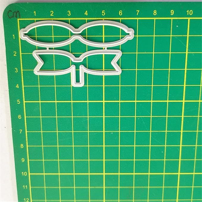 Ammsochy Cutting Dies Metal Stencils Scrapbooking Tools DIY Craft Carbon Steel Embossing Template for Paper Card Making Album Arts Crafts Supplies (Mini Bow tie-6.8x4cm)