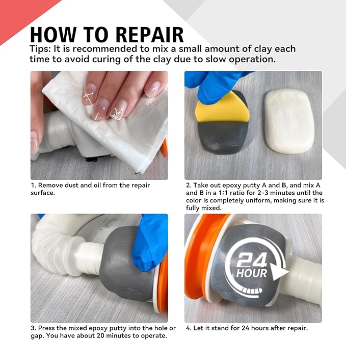 Epoxy Sculpt Clay, Self-Hardening Model Magic Sculpt Epoxy Clay, A&B 2 Part Epoxy Putty, Modeling Compound Sculpting Clays for Sculpting, Modeling, Repairing, Filling, Building, 1 Pound, Natural