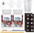 10oz Frosted Etch Starter Kit for Glass,Glassware Etching Kit Creates Permanent Etched Patterns,Art Mirrors Frosted Cream for Mirrors,Windows, Glass Etching Starter Medium for Intricate Designs