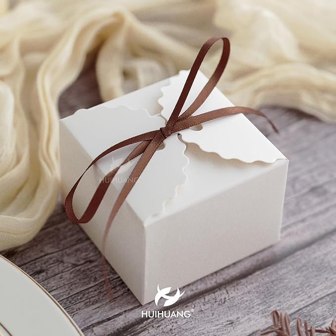 HUIHUANG Solid Color Satin Ribbon 1/8 inch x 100 Yards Roll Ribbon for Crafts (Brown)
