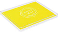 RNKP Large Yellow Ink Pad for Rubber Stamps, 5 × 4 inch Ink Stamp Pads Permanent for Paper Wood Fabric (Yellow)…