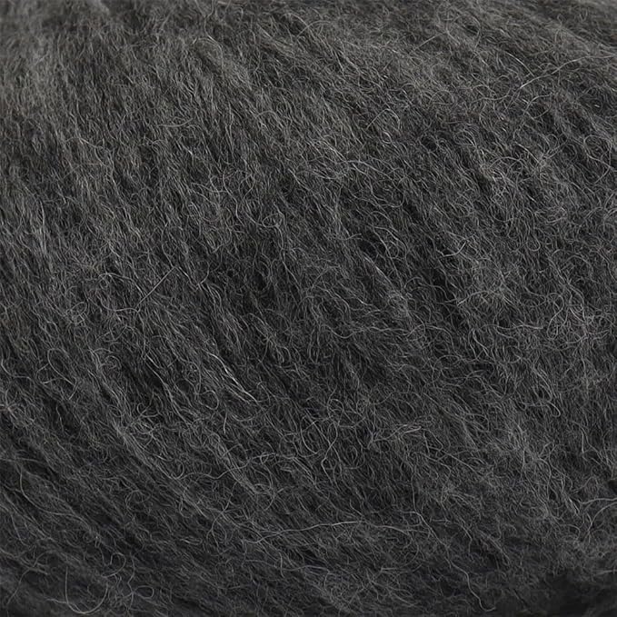 Pullu - Baby Alpaca Merino Wool Yarn Set of 3 Skeins (150 Grams) Worsted Weight - Sourced Directly from Peru - Heavenly Soft and Perfect for Knitting and Crocheting (Gray)
