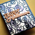 Cutting Dies Metal Stencils Scrapbooking Tools Flowers Lace Frame DIY Embossing Template for Paper Card Making Album Arts Crafts Supplies (Halloween Vine Frame-11.1x14.3cm)