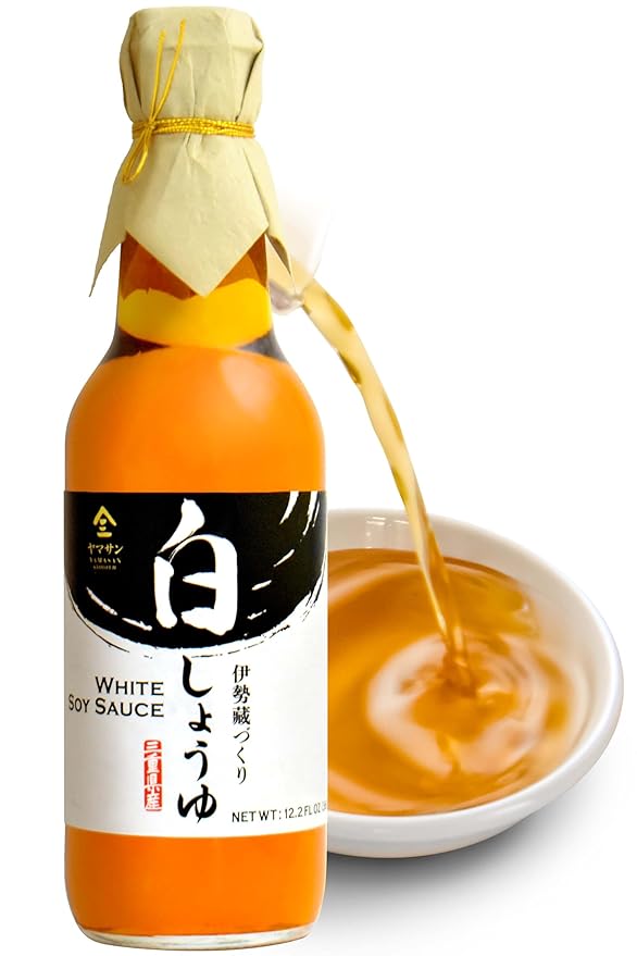 YAMASAN KYOTO UJI Soy Sauce White Naturally & Traditionally Brewed, Artisanal Handworks, From Japanese Small Brewery of 100 Years History 360ml