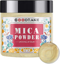 GOODTAKE Beige Mica Powder for Resin | Resin Color Pigment | Mica Powder for Soap Making, Candle Making, Bath Bomb, Slime Pigment - Pure Natural (Beige, 2 oz)