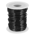 uxcell 16 Gauge / 1.5mm Anodized Aluminum Wire for Jewelry Craft Making, 102 Feet Bendable Flexible Wire for DIY Home Decor Gardening Sculpture, Black