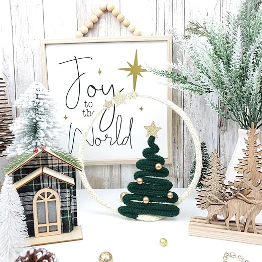 BoFUN Wire Craft Kit for Adults, Teens Christmas DIY Wire Art Crafts Set for Home Gatherings, Birthday Party Group, Holiday Parties, Women Birthday, Mother's Day Gifts, Handmade Home Decor (Christmas)