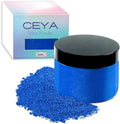Ceya Mica Powder, 5.3oz/ 150g Palace Blue Pearlescent Effect Colorant Pigment Powder for Epoxy Resin, Tumblers, Slime Bath Bomb, Soap Dye, Slime, Candle, Resin Crafting, Paint, Jewelry, Nail Polish