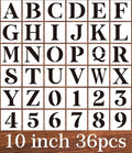 Letter Stencils for Painting On Wood,10inch Stencils Letters Alphabet Stencil Templates for Wood Wall Door Porch