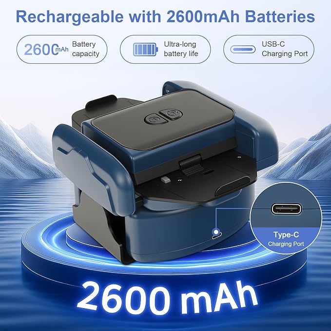 BEE&FLOWER Card Shuffler 2600mAh Rechargeable Auto-Stop Automatic Card Shuffler Low Noise Fits 1-2 Decks Compatible with Poker, UNO, Blackjack, Phase 10