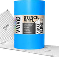 VViViD Blue Stencil Vinyl Masking Film with Anti-Bleed Technology (24" x 28ft)