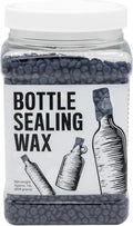 Blended Waxes, Inc. Bottle Sealing Wax, Pastille Wax Seal Beads For Wine, Beer, and Liquor Bottle Sealing, Seals Between 25-30 Bottles, 1 lb, Navy Blue