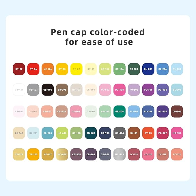 60 Colors Acrylic Paint Markers Pens Set, Soft Brush Tip Markers with Fast Drying & No-Bleed Ink, Acrylic Paint Pens for Rock, Wood, Egg, Ceramic, Fabric Painting, Art Supplies and DIY Crafts