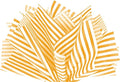 Flexicore Packaging Tangerine Orange Pin Stripe Print Gift Wrap Tissue Paper Size: 15 Inch X 20 Inch | Count: 50 Sheets | Color: Tangerine Pin Stripe