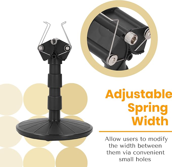 Spray Work Painting Stand Set, Adjustable Height Adjustable Spring Width Painting Turn Table Stand, Spray Painting Stand Base for DIY Model Car
