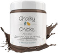 Chalky Chicks All-in-One Chalk Paint for Furniture or Cabinet - 16 Fl Oz - Matte Finish Alaskan Brown Bear for Metal, Wood Furniture Paint - No Sanding All-in-One for Home Decor & Crafts, USA Made
