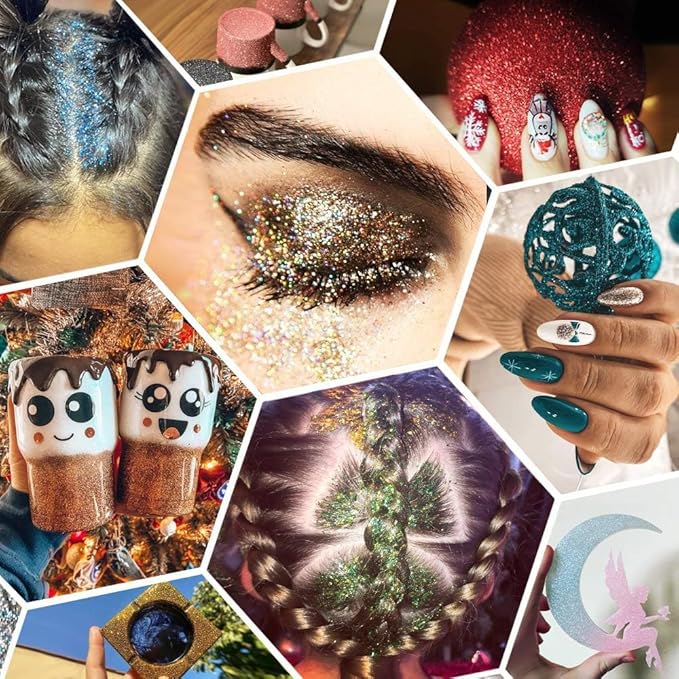 High Capacity 260g Iridescent Fine Glitter,Shaker Bottle Fine Glitter for Epoxy Resin DIY Craft,Rainbow Fine Glitter for Nail Art Face Body Glitter Tumbler Making (IRI Pink White)