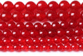 32PCS 12MM Red Chalcedony Beads Energy Healing Beads for DIY Jewelry Bracelet Necklace Making for Jewelry Making 15Inch