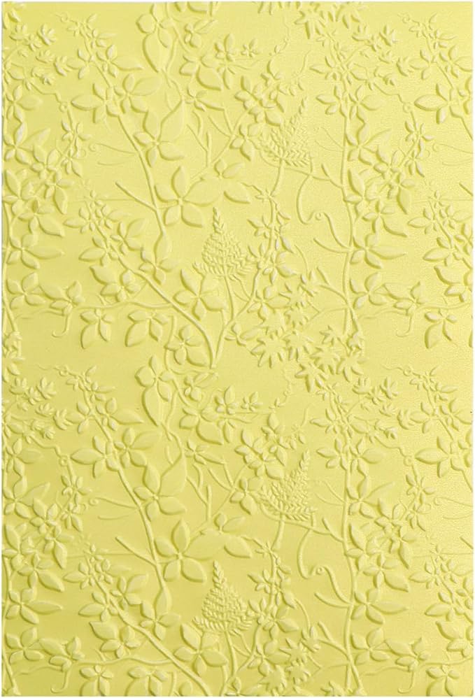 BAOFALI 3D Embossing Folder for Card Making,Red Leaves Plastic Texture Fades Embossing Folder Template for Scrapbooking and Other Paper Craft Album Stamps DIY Decoration 6.3" L x 4.5" W