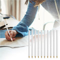 lyforx 30 Pack Sewing Marking Pencils for Fabric Quilting Pencil Tailor White Mark Pencils Fabric Chalk Pencil Marking and Tracing Tools
