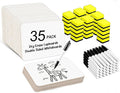 Dry Erase Lapboards, HERKKA 35 Pack Double Sided Dry Erase Lap Boards 9 x 12.5 Inch, 35 Markers, 35 Erasers, Small Dry Erase Boards for Students Classroom Teacher Supplies