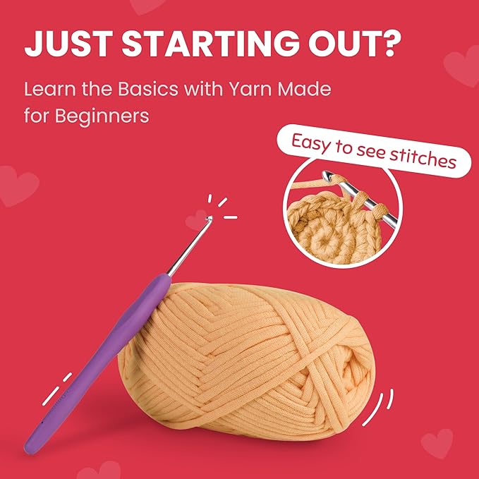 Cookie Box Crochet Kit for Beginners – Gift Set to Make Bear Charlie Amigurumi Plushie – Easy DIY Crochet & Knitting Starter Kit with Video and PDF Tutorials