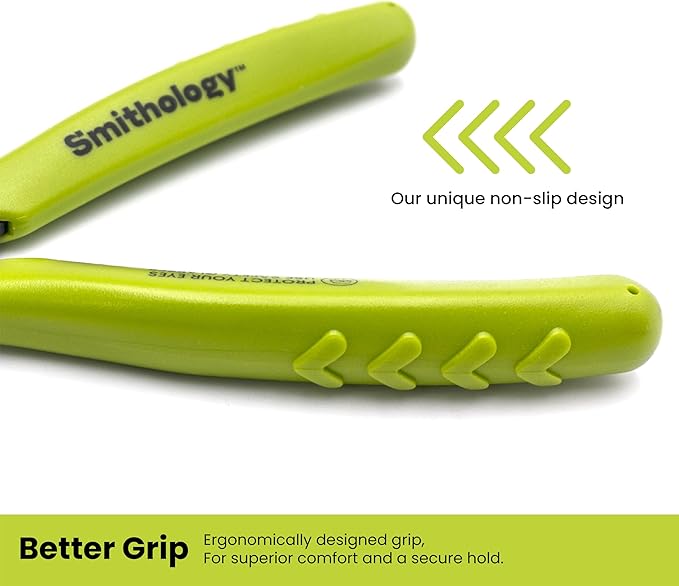 Smithology 5.3" Mini Needle Nose Pliers 3-Pack | Precision Long Nose Pliers with Serrated Jaws, Perfect for Jewelry Making, Electronics & Crafts