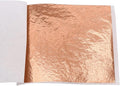 KINNO Imitation Gold Foil Sheets - Rose Gold Leaf Paper Multipurpose for Nails, Handcrafts, Picture Frames, Arts Decoration, Sculpture, Wall, Line, and Furniture, 100 Sheets 3.15 by 3.35 Inches