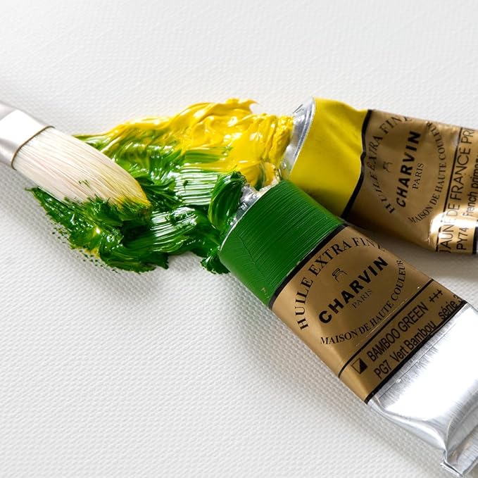 Charvin Extra Fine Oil Paint, Blue Lagoon 60 mL - Triple-Milled, Rich Texture, Poppy Oil-Based, Light-Fast, Handmade, Archival Quality